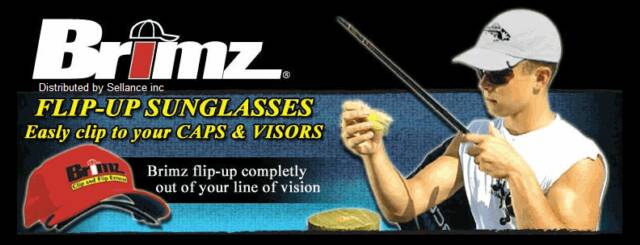 Brimz Flip-up sunglasses polarized for fishing